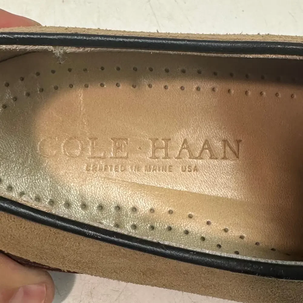 VERY GOOD Rancourt & Co. x Cole Haan Suede Bucks Plain Toe Bluchers USA 11 D